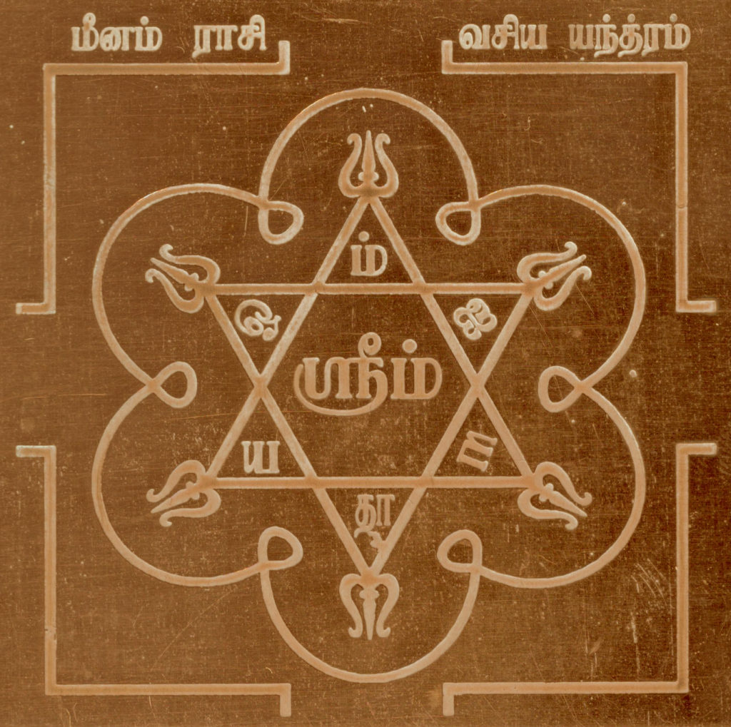 S922718 Aadhyathmik Meena Rashi Yantra Meena Rasi Pisces Yantram