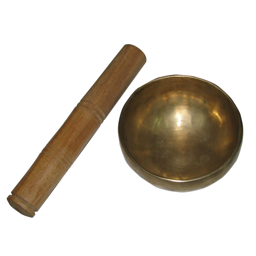 Aadhyathmik 100 Original Tibetian Singing Bowl Orange Meditation Yoga Om Chanting Bowl Sacral