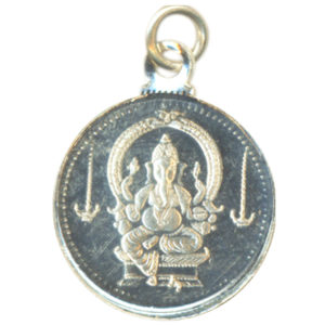 Ganesh Silver Pendant - A3023-05