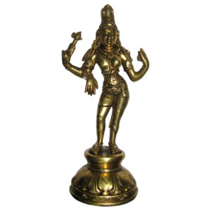 Ardhanarishvara A Combined Form Of Shiva And Parvati Ardhanariswara Brass Idol Statue Vigraham - S951908