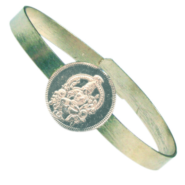 Bhuvaneshwari Devi Silver Bracelet Vendi Kankanam - A3012-6