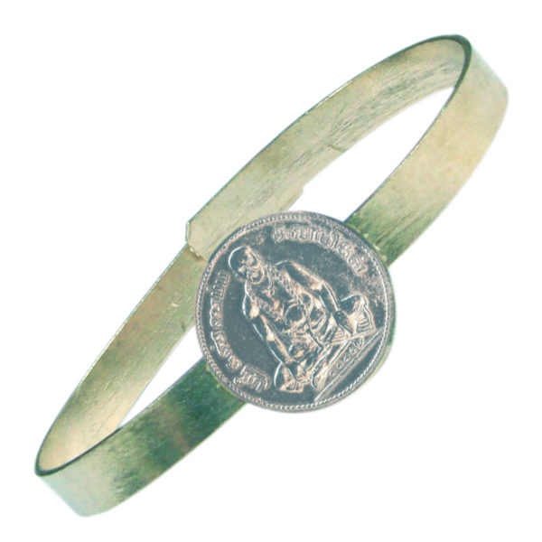 Kannappa Swamigal Silver Bracelet - A3032-6