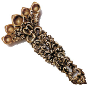 Naga Pancha Harathi Brass 10Inch - S9075