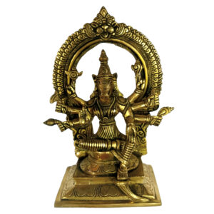 Aadhyathmik Tantra Sastra Varahi Barahi Idol Statue Vigraha in Brass 9 Inch 2235grams Destroyer of Enemies – S9031-32