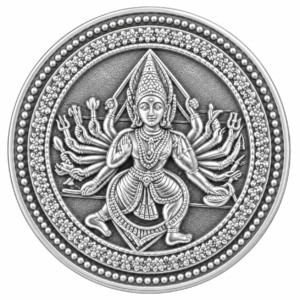 Buy Sudarshan Chakrathalwar Coin Silver