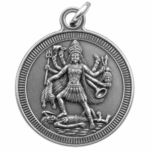 Thara Devi Kali Silver Kavach Tara Devi Vendi Rupu - A3014-05