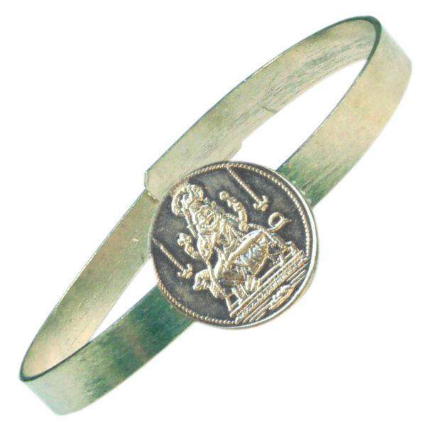 Aadhyathmik Maha Pratyangira Devi Silver Bracelet Prathyangira Vendi Kankanam Velli Kaapu Chaandee Kangan 25grams – S930548-06 - Image 2