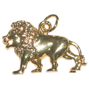 Ashtadathu Ashtalogam Ashtaloha Durga Vahan Simha Tiny Pendant 15 mm Matt Finish - S961418