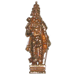 Nalvar Ashtadathu Ashtalogam Ashtaloha Tiny Sundaramurthy Nayanar Idol 1.5 Inch Matt Finish - S966018
