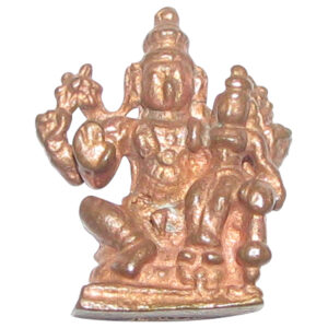 Ashtadathu Lakshmi Narayana Tiny Idol In Ashtalogam 18mm Ashtaloha Matt Finish - S954328