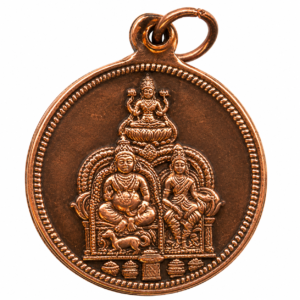 CP40 - Lakshmi Kubera Laxmi Kuber Copper Pendant