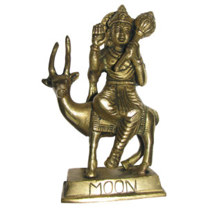Chandra Bhagwan Brass Idol 5.5 Inch 815grams - S955078