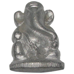 Ganesh Idol in Grey Metal 1.25Inch - S965028