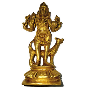 Kalabhairava Idol in Brass 5 Inch - S9031-04