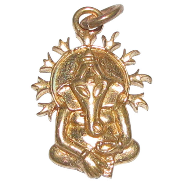Modhaka Priya Ganapathi Copper Pendant -S654045C