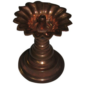 Pushpam Diya Flower Shape Deepa in Copper 3 Inch - S962048