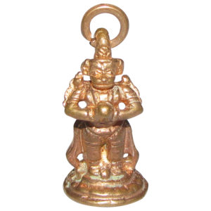 Aadhyathmik Rama Baktha Anjaneya Aimpon Panchaloha Panchalogam Panchdathu Pendant - S954168