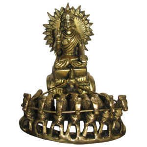 Surya Bhagwan 5 Inch Brass Idol 1850grams - S955068