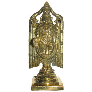 Venkateswara Swamy Balaji Idol Brass 5.5inch 500grams - S951928
