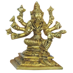 Aadhyathmik Varahi Barahi Statue Sculpture Varagi Figurine Murthi Idol in Brass 3.5 Inch 500grams - S960628