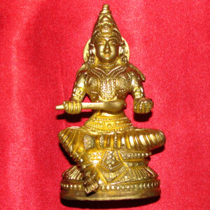Annapoorneshwari Vigraha Annapurna Devi Statue Idol in Brass 5 Inch - S960658