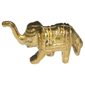 Mahalakshmi's Elephant Vigraha Airavata Vahana Idol in Brass 1.5inch 35grams - S946258