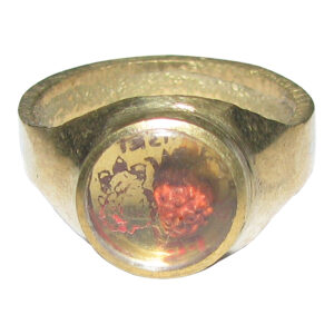 Aadhyathmik Aimpon Shiv Rudraksha Panchdathu Panchalogam Panchaloha Ring - S953558