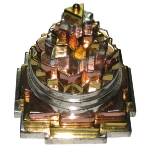 Trivarna SriChakra TriColour SriYantra Maha Meru Metal Idol - S967958