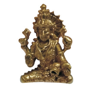 Aadhyathmik 100% Original Pure Aimpon Panchalogam Lakshmi Vigraham Panchadathu Panchaloha Panchalokam Laxmi Devi Idol 1inch 16g - S9036-13
