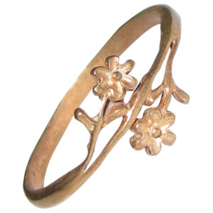 Aadhyathmik Aimpon Panchalogam Flower Ring Panchaloha 1.5 Grams Light Weight Ring 5 Metals Panchadhatu Ring - S952658