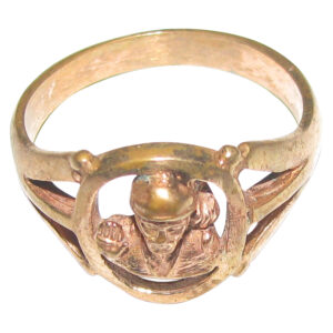 Aadhyathmik Aimpon Panchaloha Panchalogam Sai Baba Ring - S952358