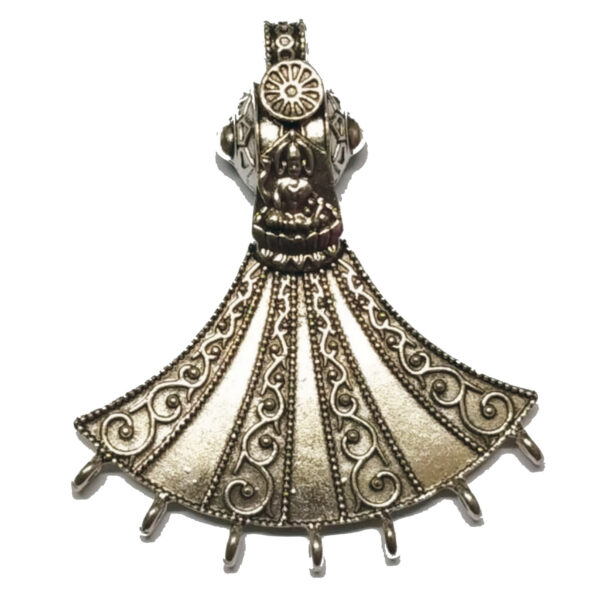 Aadhyathmik Kamalatmika Kavach Sakala Sampadhalu, Putra Pouthra Abhivrudhi For Prosperity and will bless the childless couples with Progeny Mixed Metal 2inch 16grams - S9058-42