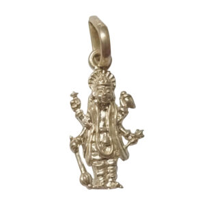 Aadhyathmik Maha Vishnu Silver Pendant 1inch 1.5grams - S9058-99