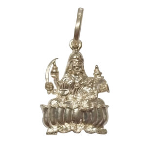 Aadhyathmik Santhana Lakshmi Silver Pendant 1inch 3.5grams - S9058-98