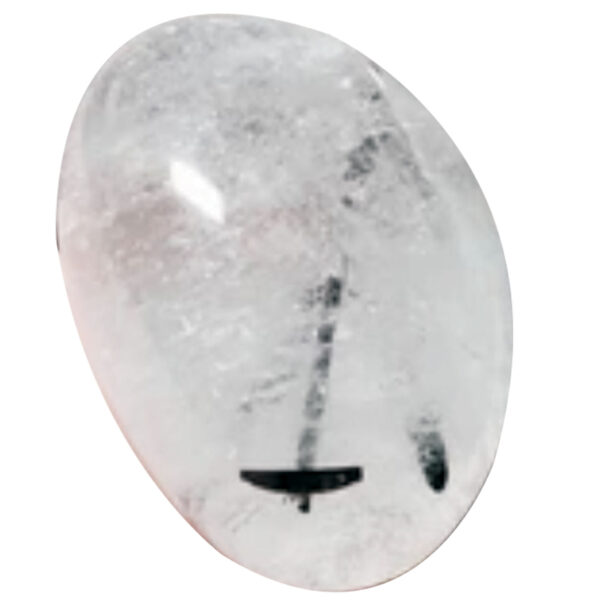 Aadhyathmik Soodhi Mona Rayi Dharidhrudini Dhanavanthulu Chesey Nalla Pogu Sphatika Rathna Shila For Unexpected Luck and Prosperity 15mm 3Grams - S9041-11