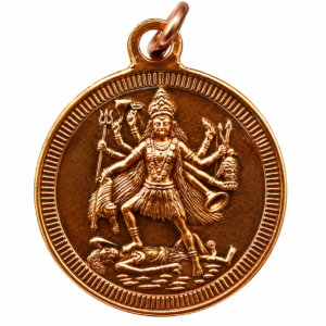 CP14 - Aadhyathmik Thara Devi Tara Copper Pendant Ragi Kavach Ceppu Sembu Locket Taamra Taamba Pendant 1inch 5grams
