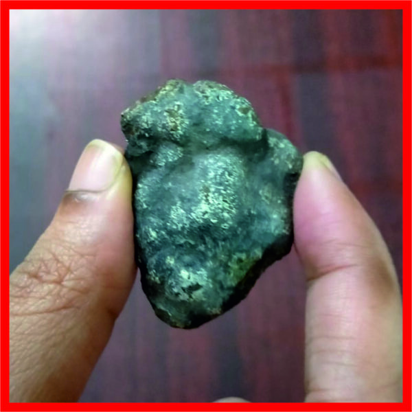 S9039-33-02 - Aadhyathmik Swarnamukhi Ambika Devi Natural for Panchayatan Puja 1.5inch 26grams