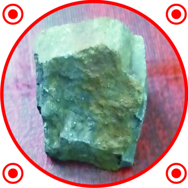 Aadhyathmik Swarnamukhi Ambika Devi for Panchayatan Puja 1.25inch 78grams Ambika Face Slightly Visible from one Angle - S9039-37-02