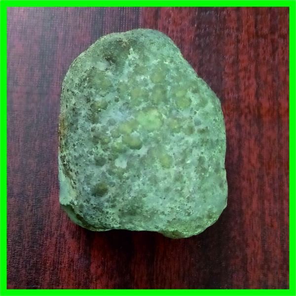 S9039-40-02 - Aadhyathmik Swarnamukhi Ambika Devi Natural for Panchayatan Puja 2.75inch 314grams