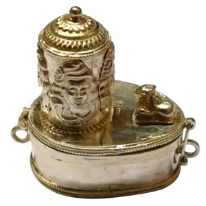 Kailash Gupt Nidhi Petti Pure Silver Very Powerful for Dhanakarshan 2inch - V0007-01