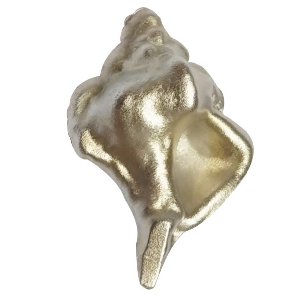 Padarasa Sankh Parad Shank To keep in Pooja to get Rich and Attract Gook Luck 1.5inch 44grams - V0019-01
