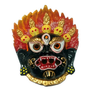 S9031-55 - Aadhyathmik Kalabhairava Raksha to Protect Your House or Workplace from Evil - Made of Alloy Metal 5inch 116grams