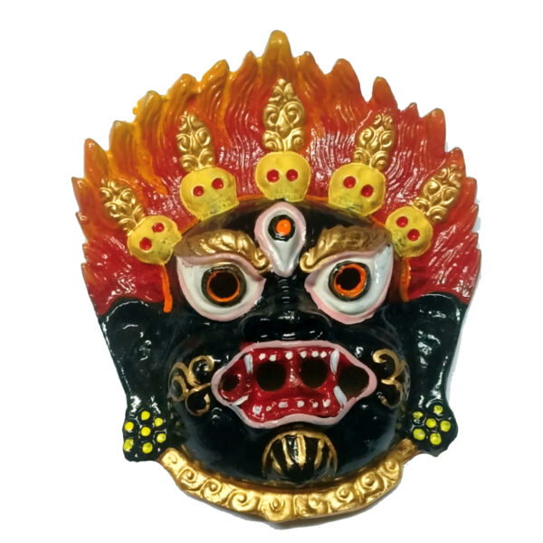 S9031-55 - Aadhyathmik Kalabhairava Raksha to Protect Your House or Workplace from Evil - Made of Alloy Metal 5inch 116grams
