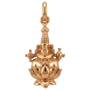 Buy Balaji Govinda on Lotus Pendant Panchaloha