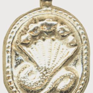 S916758 - Aadhyathmik Five Head Snake Silver Pendent 1inch