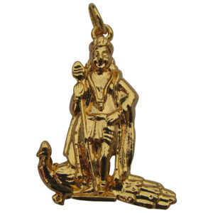 S955498 - Aadhathmik Mayil Murugar Copper Pendant Nemali Kumara Swamy Ragi Rupu Seppu Locket Taamra Mor Karthikeya Kavach 1inch