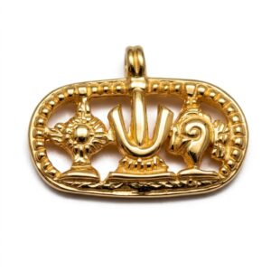 Buy Sankh Chakra Nama Pendant Panchaloha