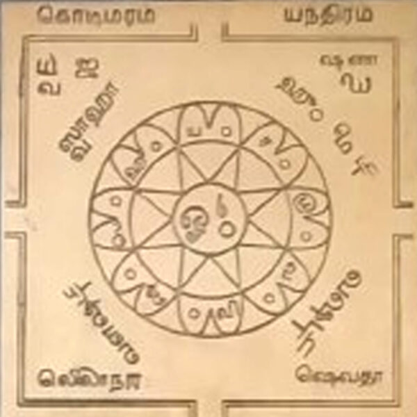 Y255 – Kodimaram Yantra Dwajasthambam Yantram Yendram In Copper Temple Flag Staff
