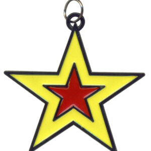 S9058-216 - Aadhyathmik Nakshatra Pendant Mixed Metal 2inch 8grams To Shine in All Forms of Life