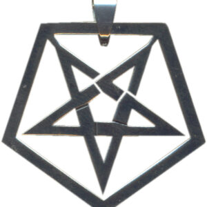 S9058-218 - Aadhyathmik Nakshatra Pendant White Metal 1½inch 5grams To Shine in All Forms of Life